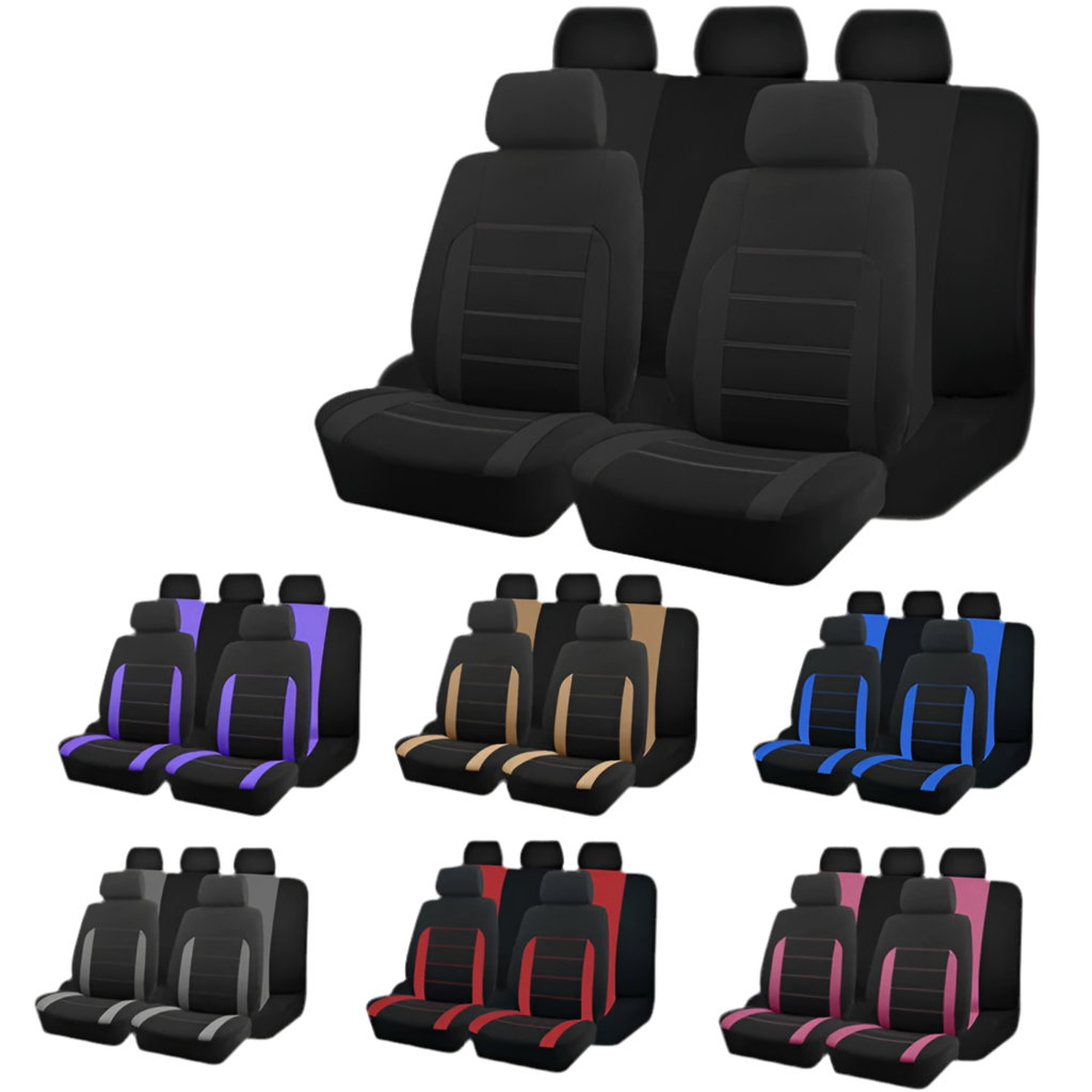 Fundas de asiento de coche , tamaño universal, aptas para la mayoría de coches, SUV, camiones, furgonetas, accesorios para coche, fundas de asiento interior para coche, juego completo