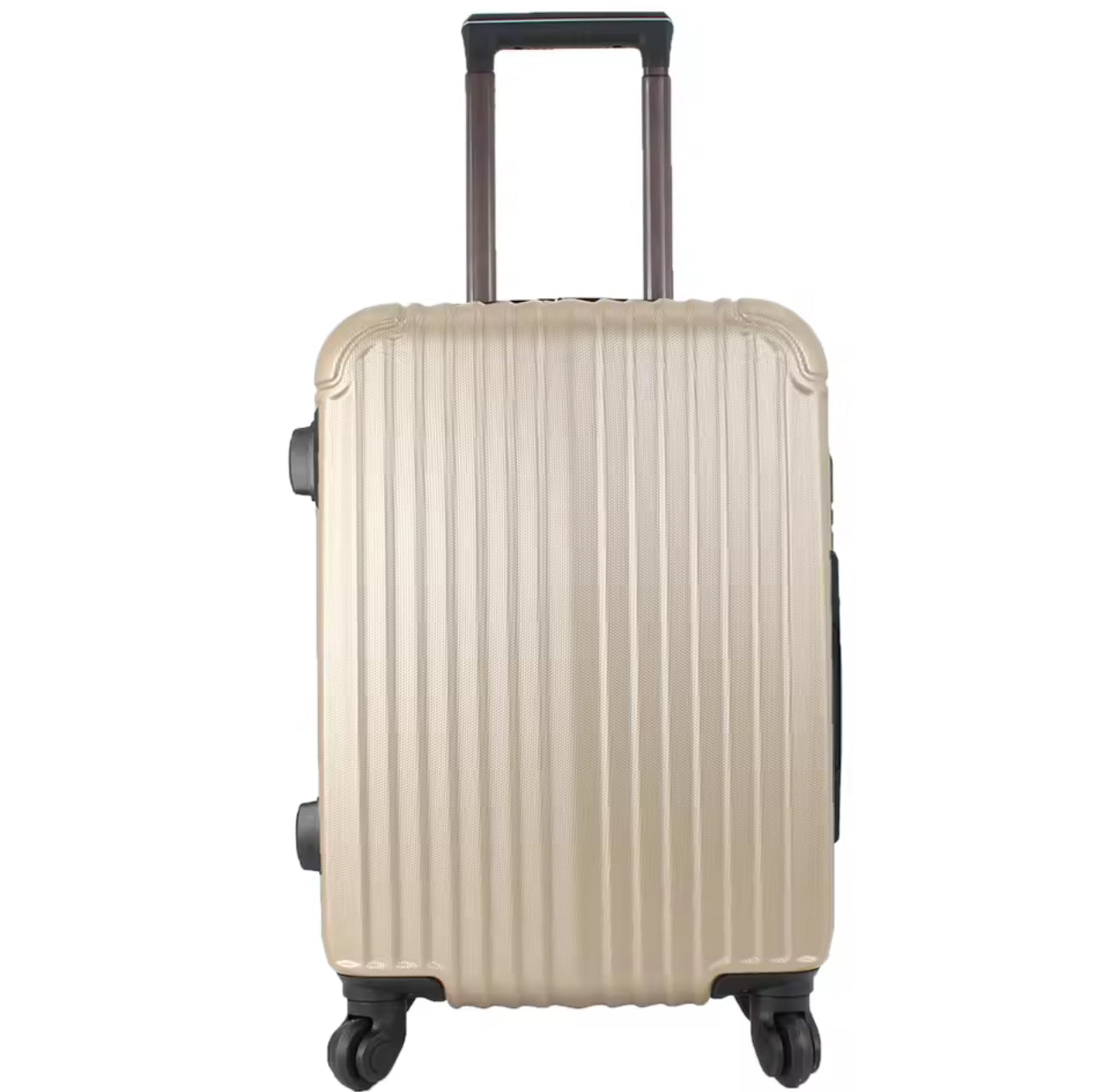 Maleta Avión Equipaje de Mano Viaje Cabina Trolley ABS Rígida 4 Ruedas Maleta de cabina rigida con asa telescopica 55x35x20CM