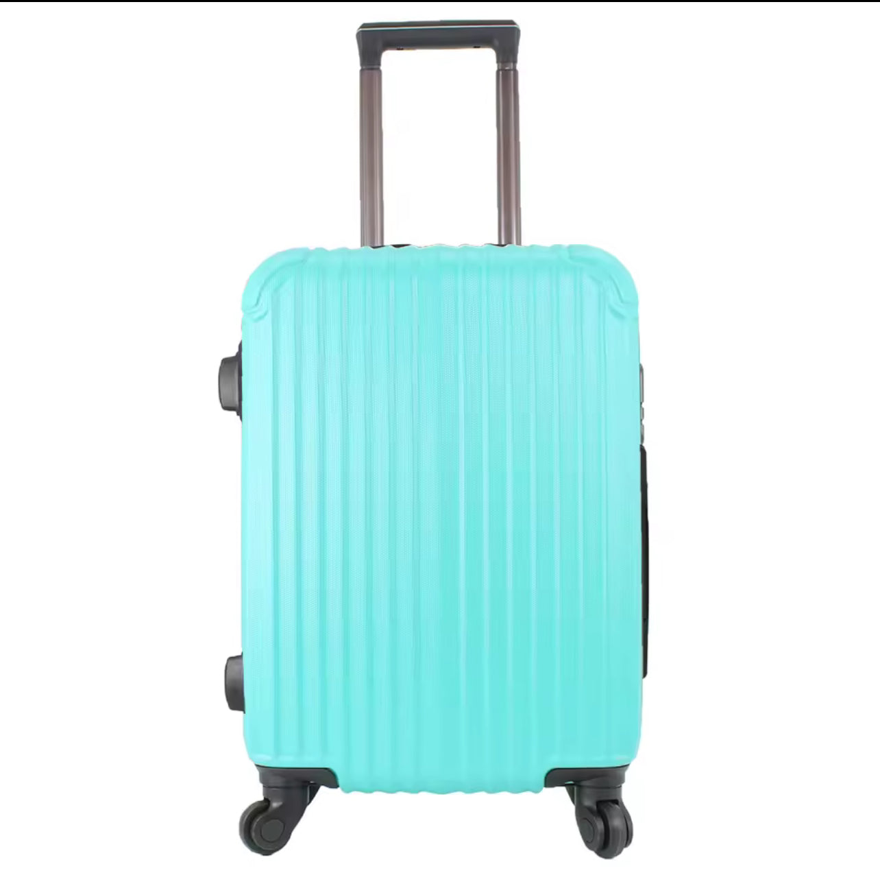 Maleta Avión Equipaje de Mano Viaje Cabina Trolley ABS Rígida 4 Ruedas Maleta de cabina rigida con asa telescopica 55x35x20CM