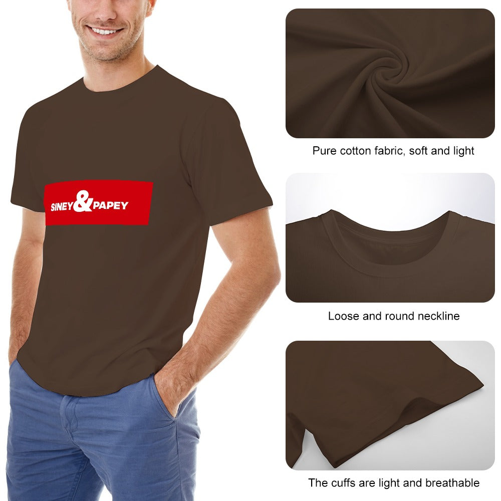 Camiseta de hombre 100% algodon