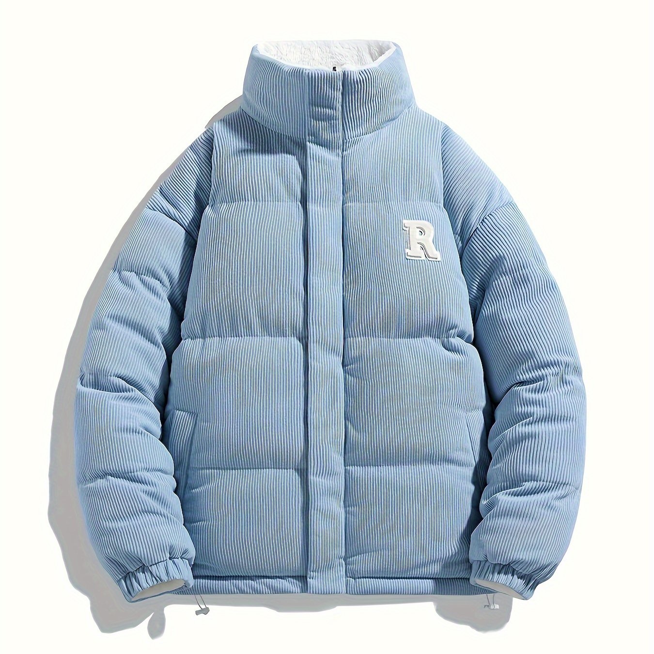 Chaqueta Reversible de Cuello Alto , Unisex y Versátil, Con Bajo y Puños Elásticos, Cuello Alto Estructurado, Diseño Moderno y Único,