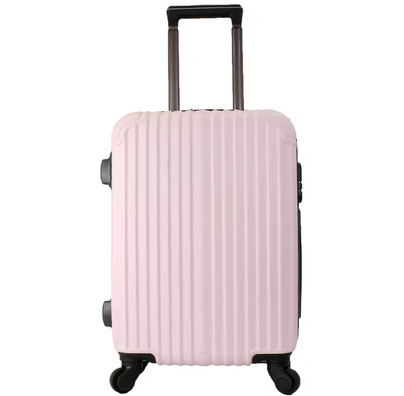 Maleta Avión Equipaje de Mano Viaje Cabina Trolley ABS Rígida 4 Ruedas Maleta de cabina rigida con asa telescopica 55x35x20CM