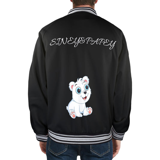 Nueva chaqueta siney&papey para hombre con estampado de perrito en la espalda