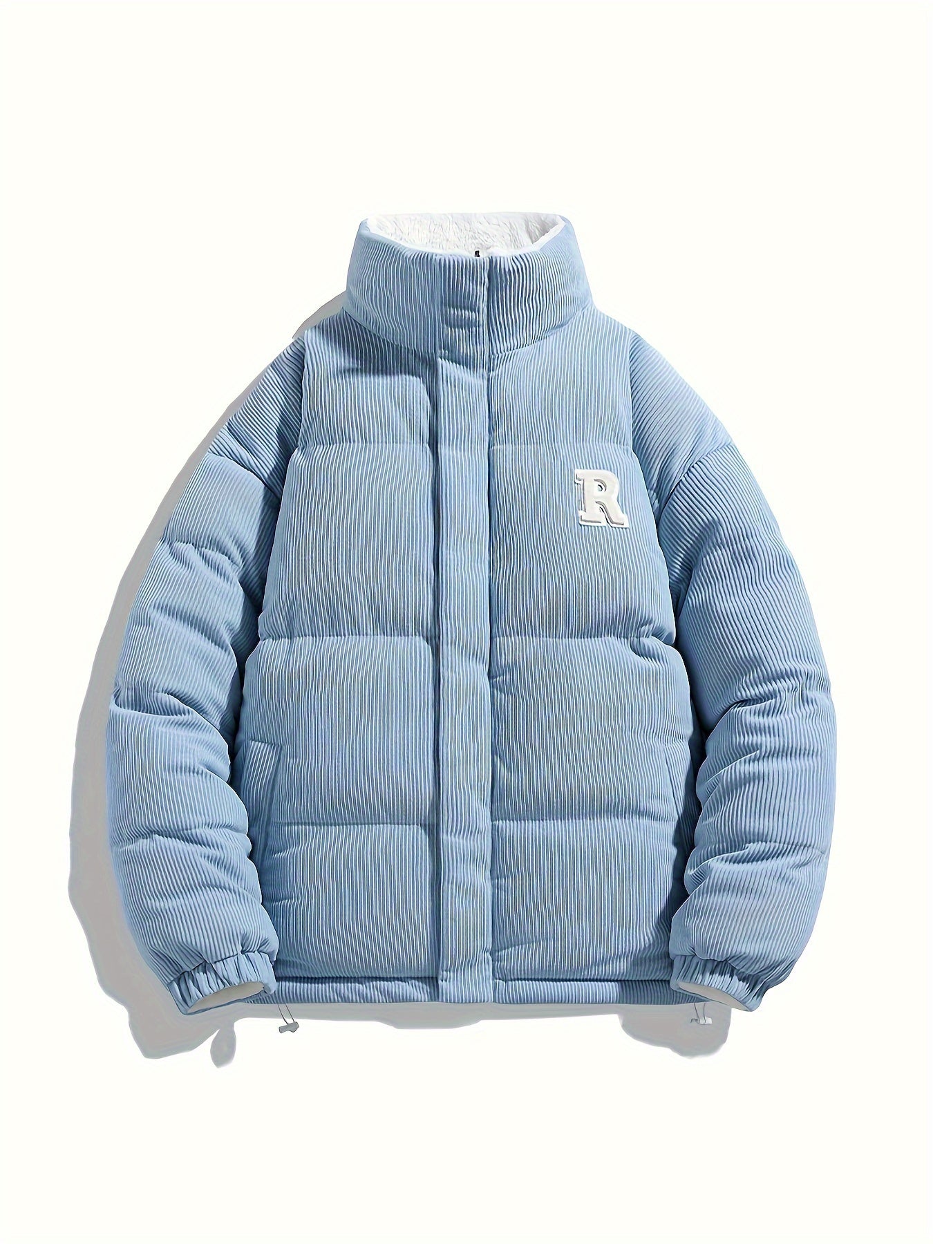 Chaqueta Reversible de Cuello Alto , Unisex y Versátil, Con Bajo y Puños Elásticos, Cuello Alto Estructurado, Diseño Moderno y Único,