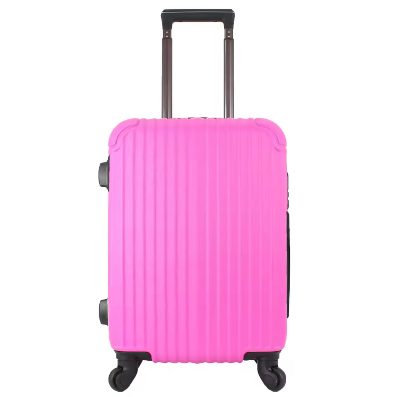 Maleta Avión Equipaje de Mano Viaje Cabina Trolley ABS Rígida 4 Ruedas Maleta de cabina rigida con asa telescopica 55x35x20CM