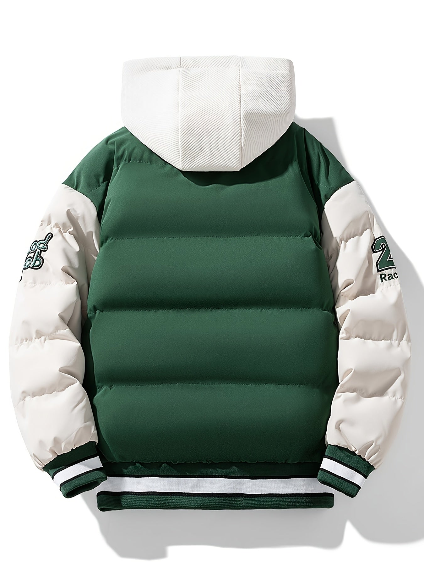 Chaqueta de Invierno para Hombre Dos en 1 con Cierre Completo y Cuello Con Capucha - Ropa Térmica Pesada, Abrigo Largo Entallado al 100% Zippeable