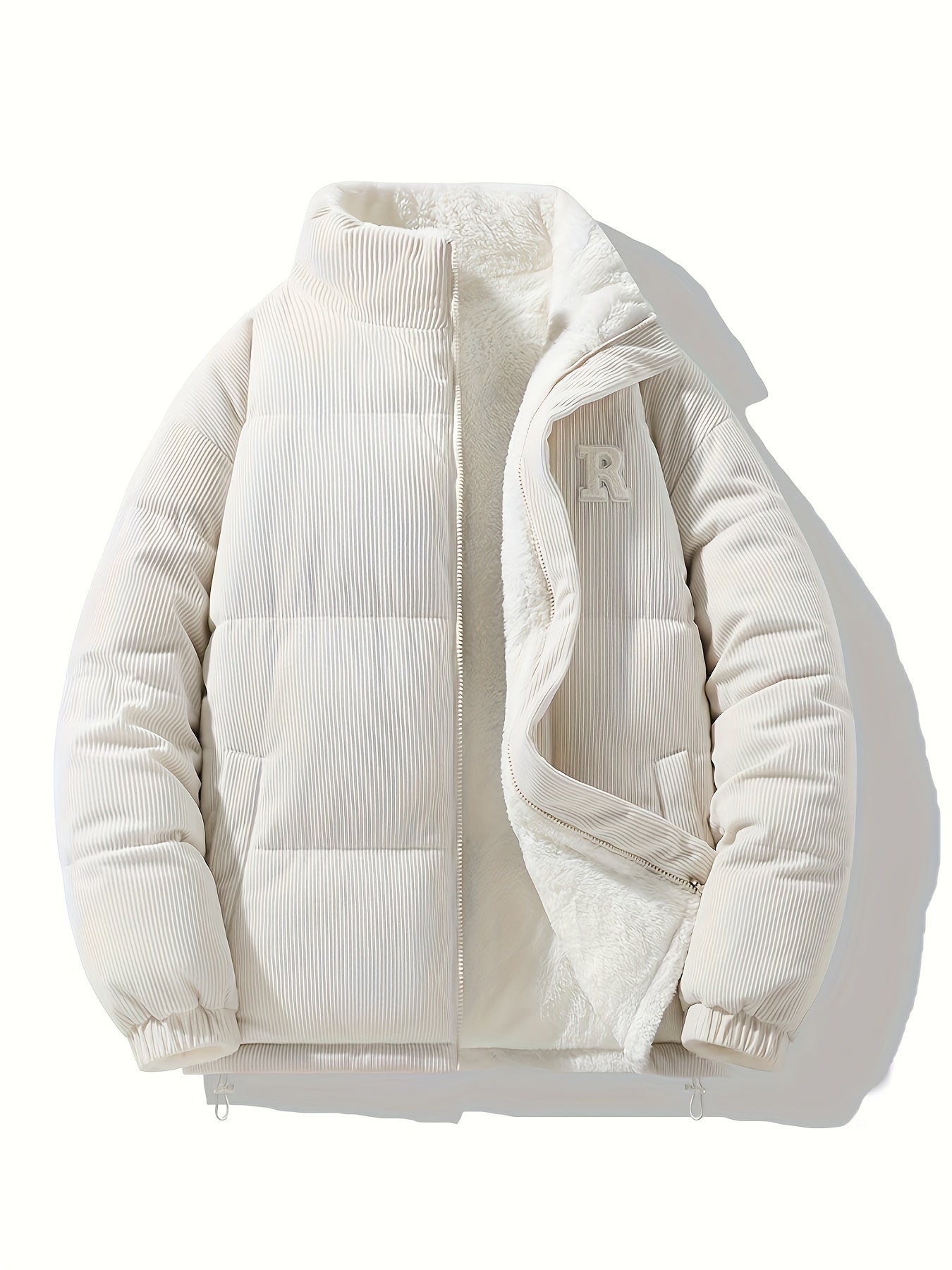 Chaqueta Reversible de Cuello Alto , Unisex y Versátil, Con Bajo y Puños Elásticos, Cuello Alto Estructurado, Diseño Moderno y Único,