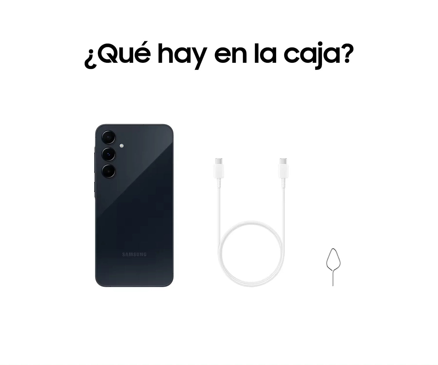 Samsung Galaxy A55 5G, smartphone con Exynos 1480, cámara de 50 MP, pantalla Super AMOLED FHD+ de 6,6", 120 Hz, carga rápida de 25 W y 5000 mAh.