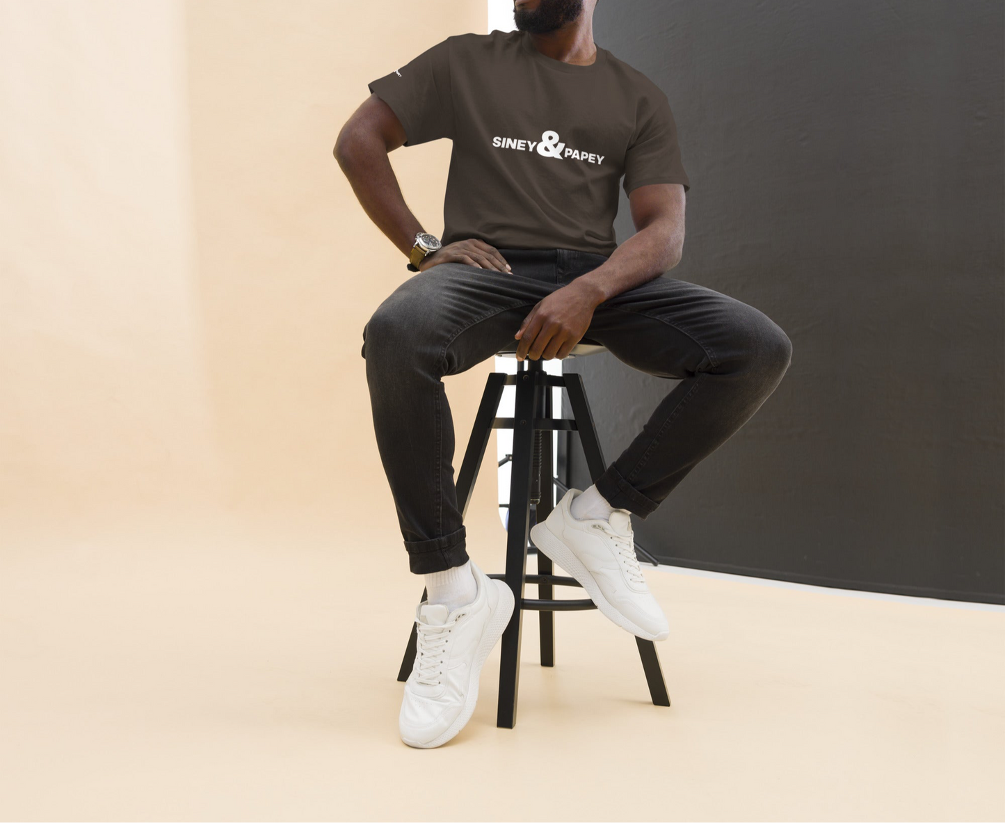 Camiseta clásica para hombres , camiseta de nueva marca
