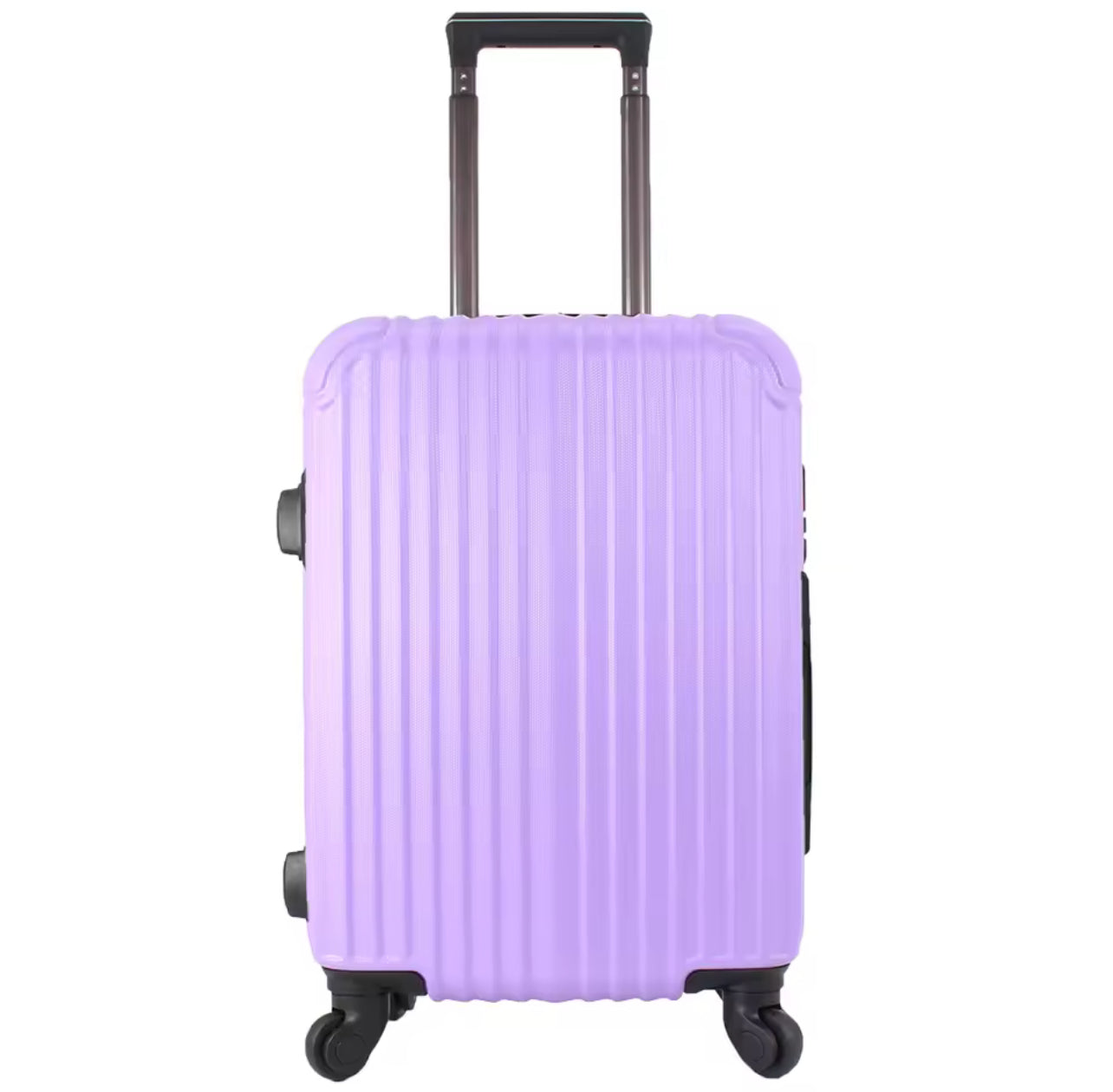 Maleta Avión Equipaje de Mano Viaje Cabina Trolley ABS Rígida 4 Ruedas Maleta de cabina rigida con asa telescopica 55x35x20CM