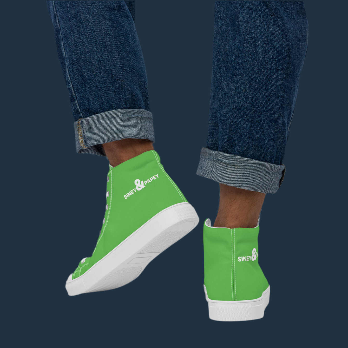 Zapatillas de lona de caña alta para hombre , nueva marca