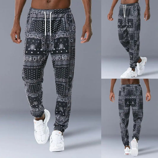 Pantalones holgados y elásticos informales para hombres