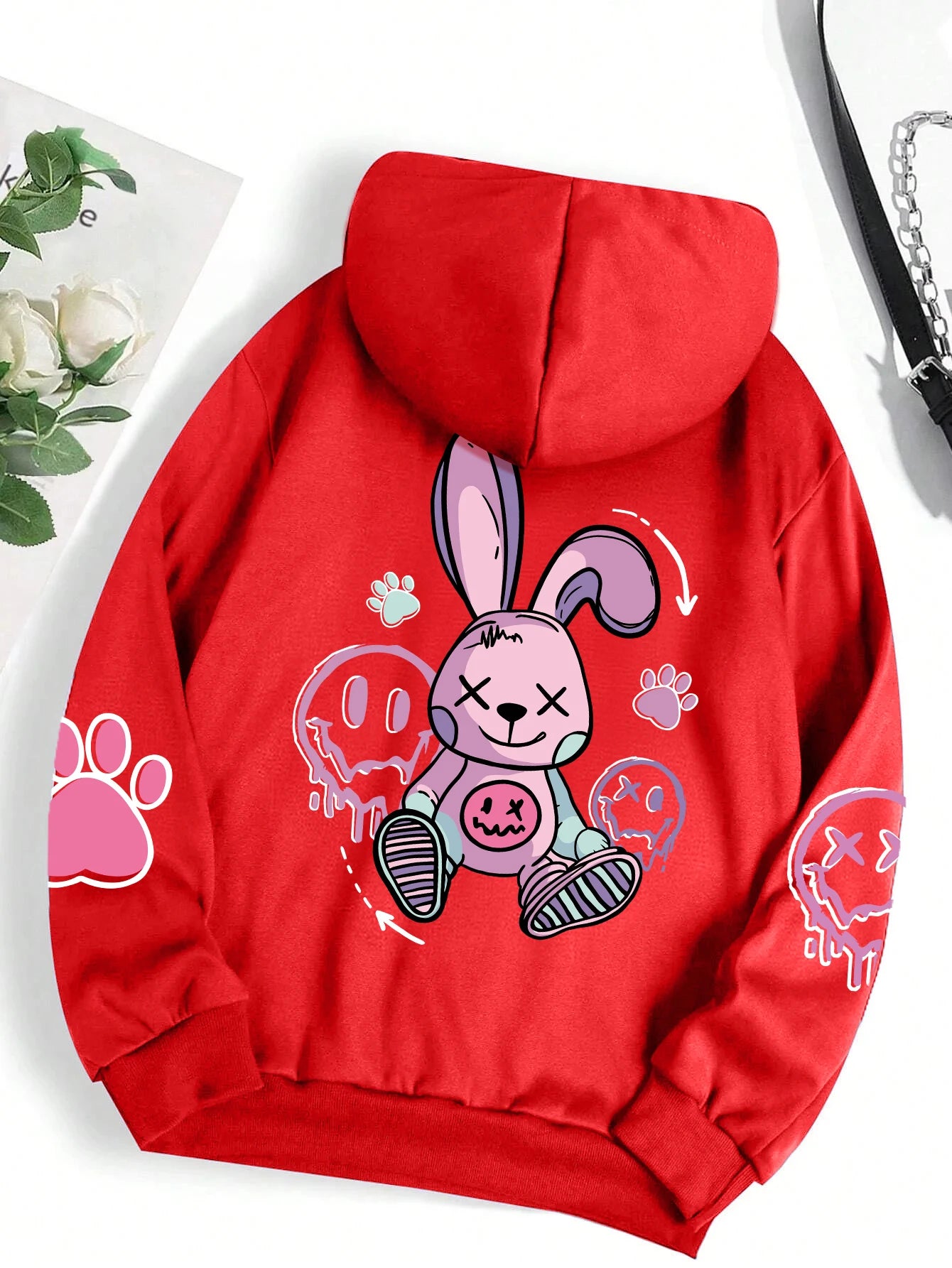 Sudaderas con capucha mujer moda Sudadera con capucha de gran tamaño suelta nuevas sudaderas otoño ropa de lana cálida