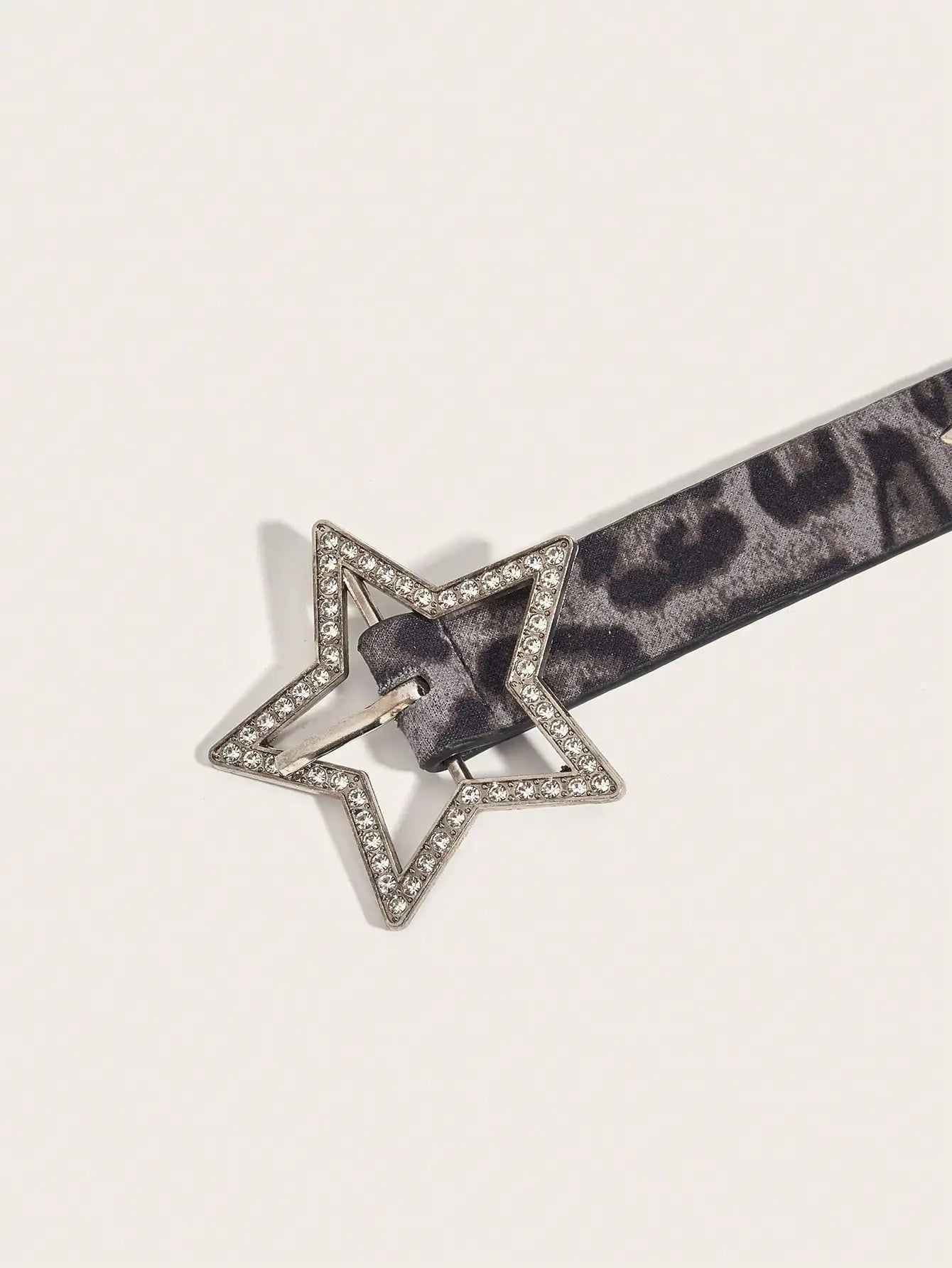 Cinturón de estrella de Metal con tachuelas de estrella para mujer