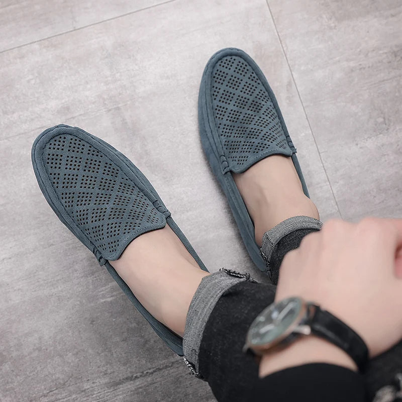 Chaussures décontractées pour hommes, respirantes, légères et polyvalentes, version coréenne de chaussures pour hommes, chaussures de sport à plateforme