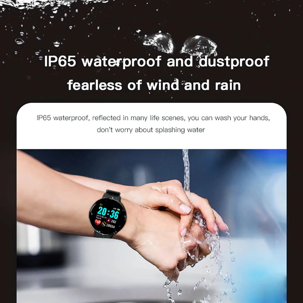 Nuevo reloj inteligente para hombres y mujeres, pulsera inteligente LED