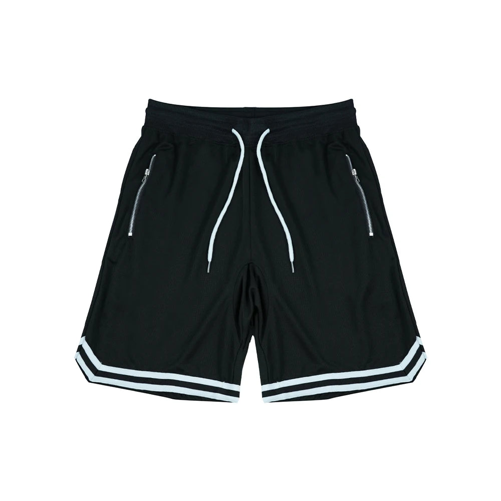 Pantalones cortos deportivos de baloncesto para hombre, de malla, de secado rápido, para gimnasio, para verano, para correr, informales, transpirables.