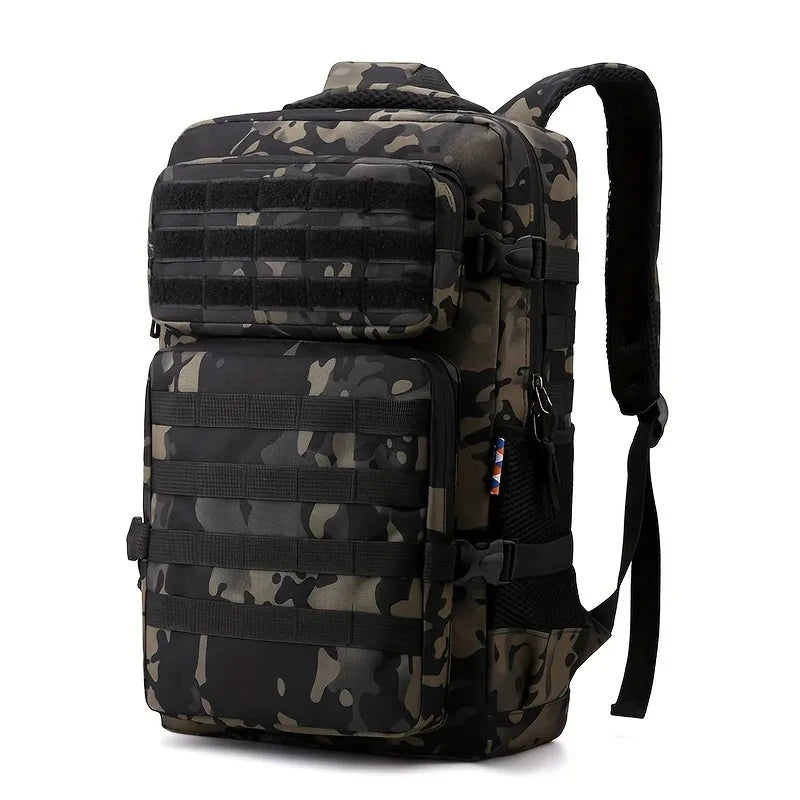 Mochilas tácticas, mochila de camuflaje para hombre, mochila para senderismo y acampada, mochila para deportes al aire libre multicapa de gran capacidad
