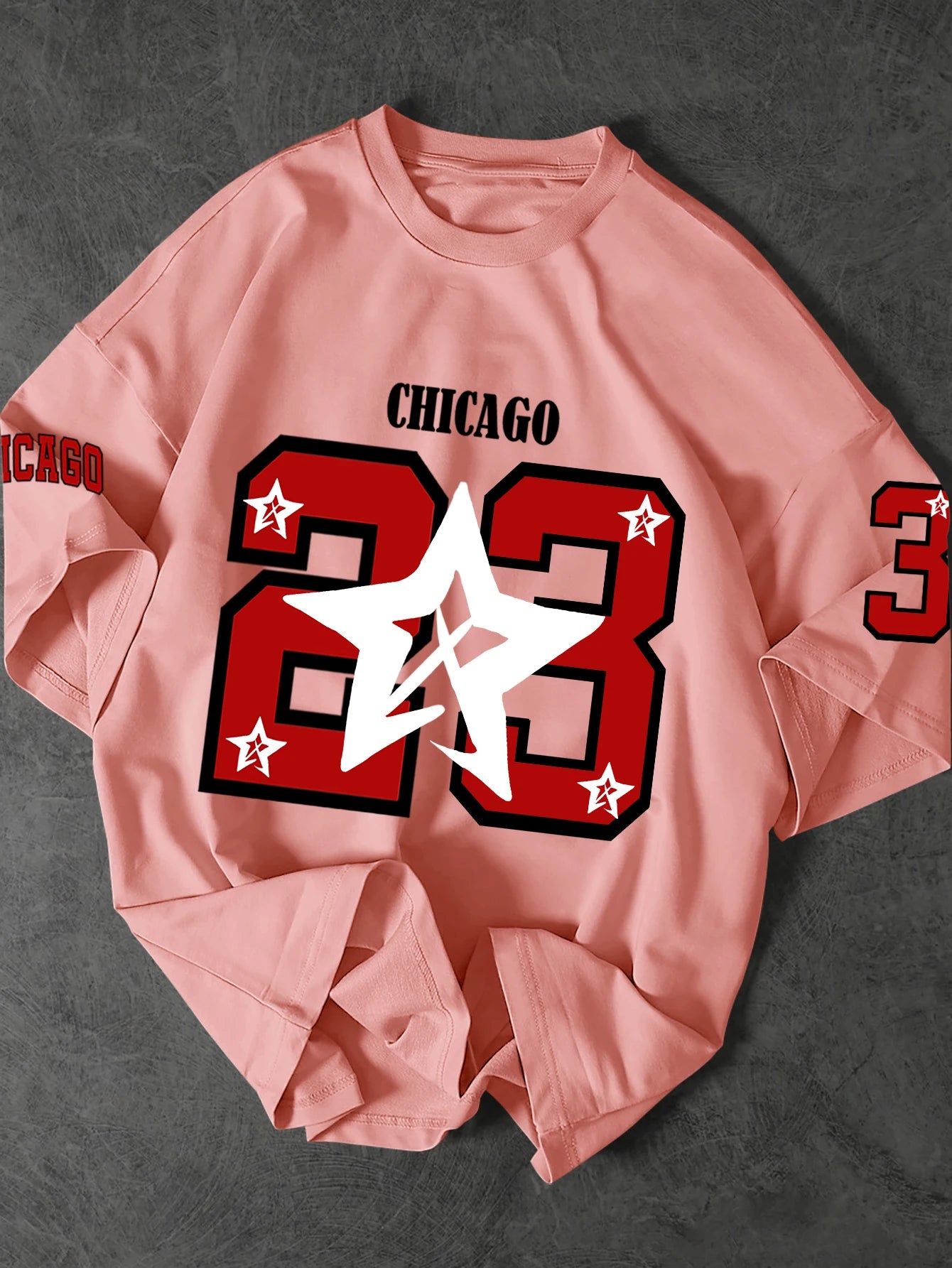 Camiseta deportiva de moda vintage con gráfico