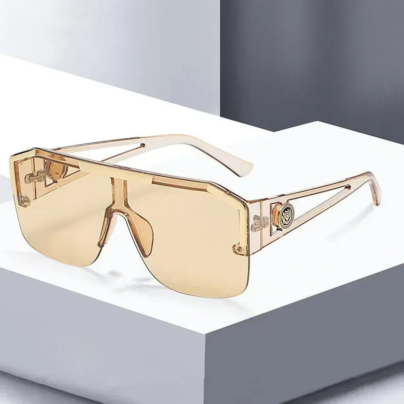 Gafas de sol cuadradas grandes de lujo 2025 para mujer