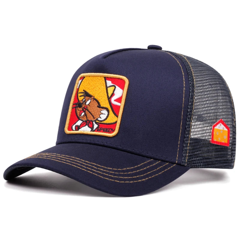 Gorra de béisbol de dibujos animados de moda