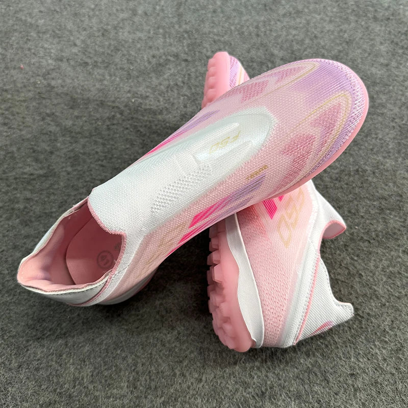 Botas de fútbol para hombre y mujer, originales, con tacos, para entrenamiento en interiores, antideslizantes, ultraligeras, FG/TF
