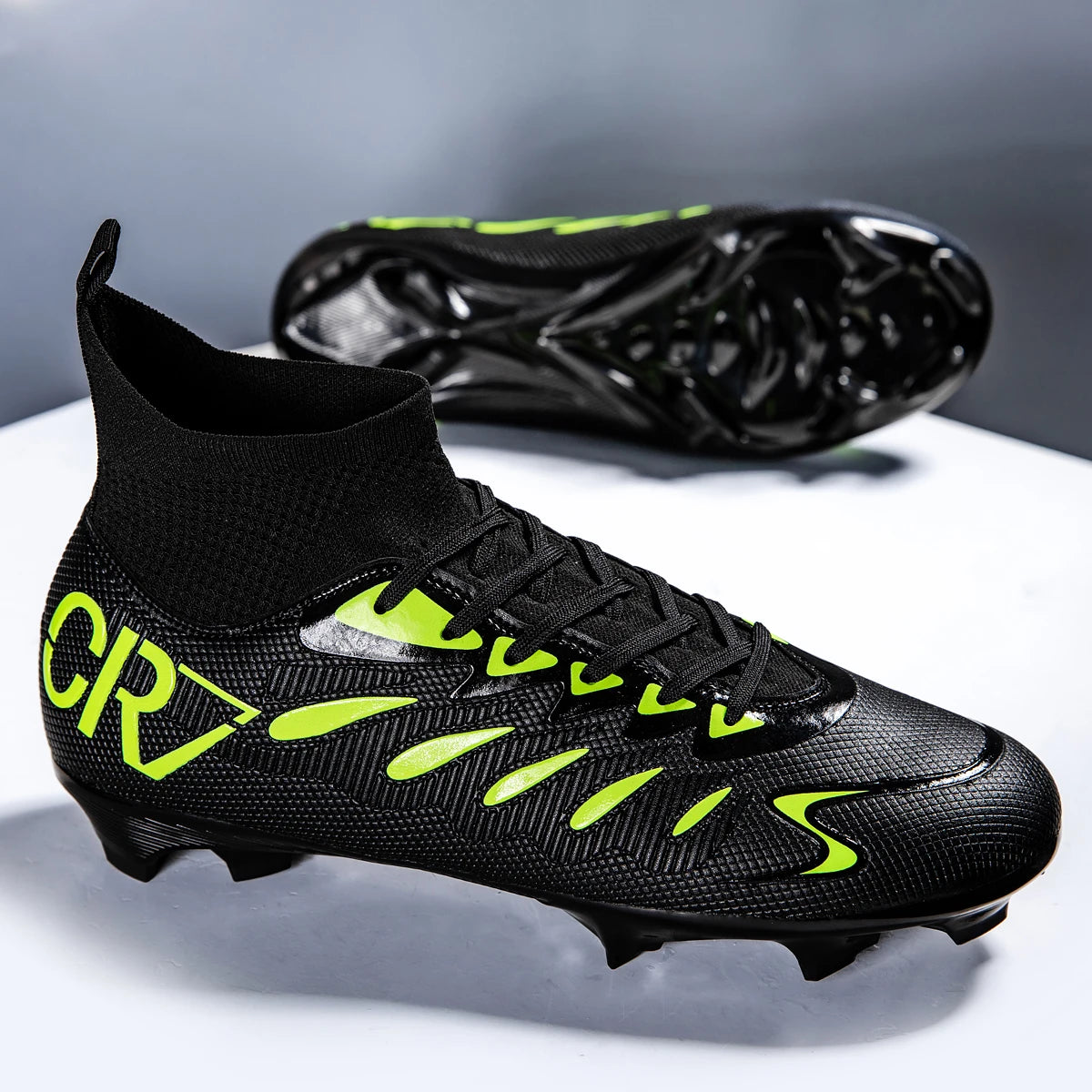 Botas de futbol, zapatillas de futbol Calzado deportivo de tobillo alto, botas de fútbol, zapatos de fútbol profesionales