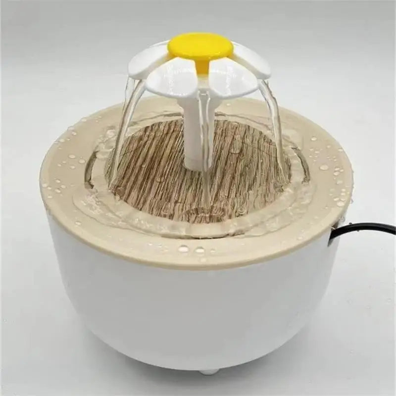 Bebedero eléctrico silencioso para gatos con filtro automático y USB de 1200 ml, bebedero con filtro y recirculación para gatos.