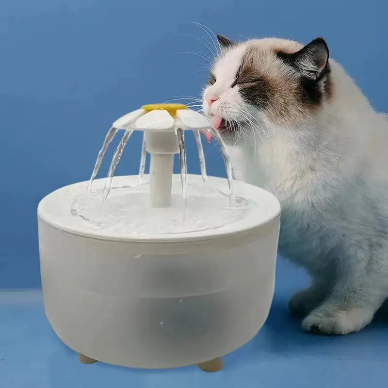 Bebedero eléctrico silencioso para gatos con filtro automático y USB de 1200 ml, bebedero con filtro y recirculación para gatos.