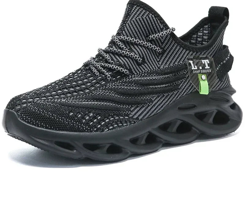 Zapatillas deportivas para correr para hombre y mujer informales, de malla transpirable para exteriores, ligeras