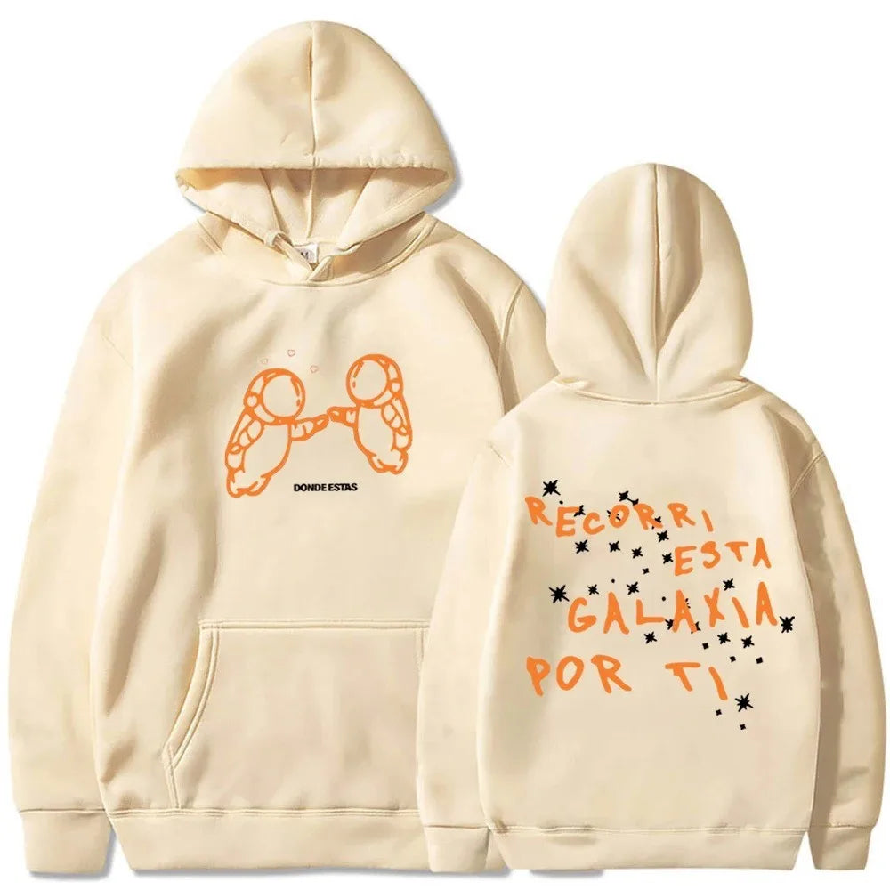 sudadera con capucha para mujer estampado