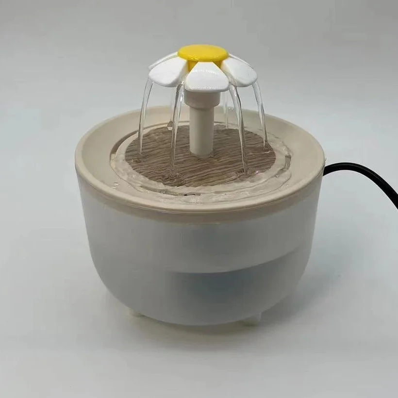 Bebedero eléctrico silencioso para gatos con filtro automático y USB de 1200 ml, bebedero con filtro y recirculación para gatos.