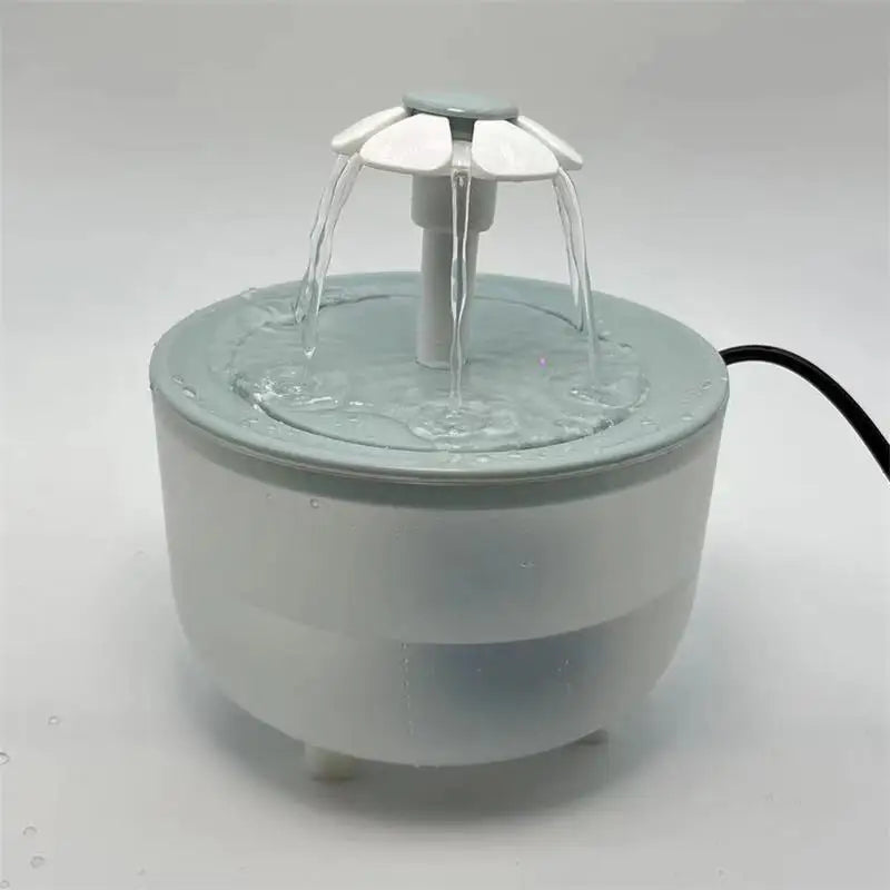 Bebedero eléctrico silencioso para gatos con filtro automático y USB de 1200 ml, bebedero con filtro y recirculación para gatos.