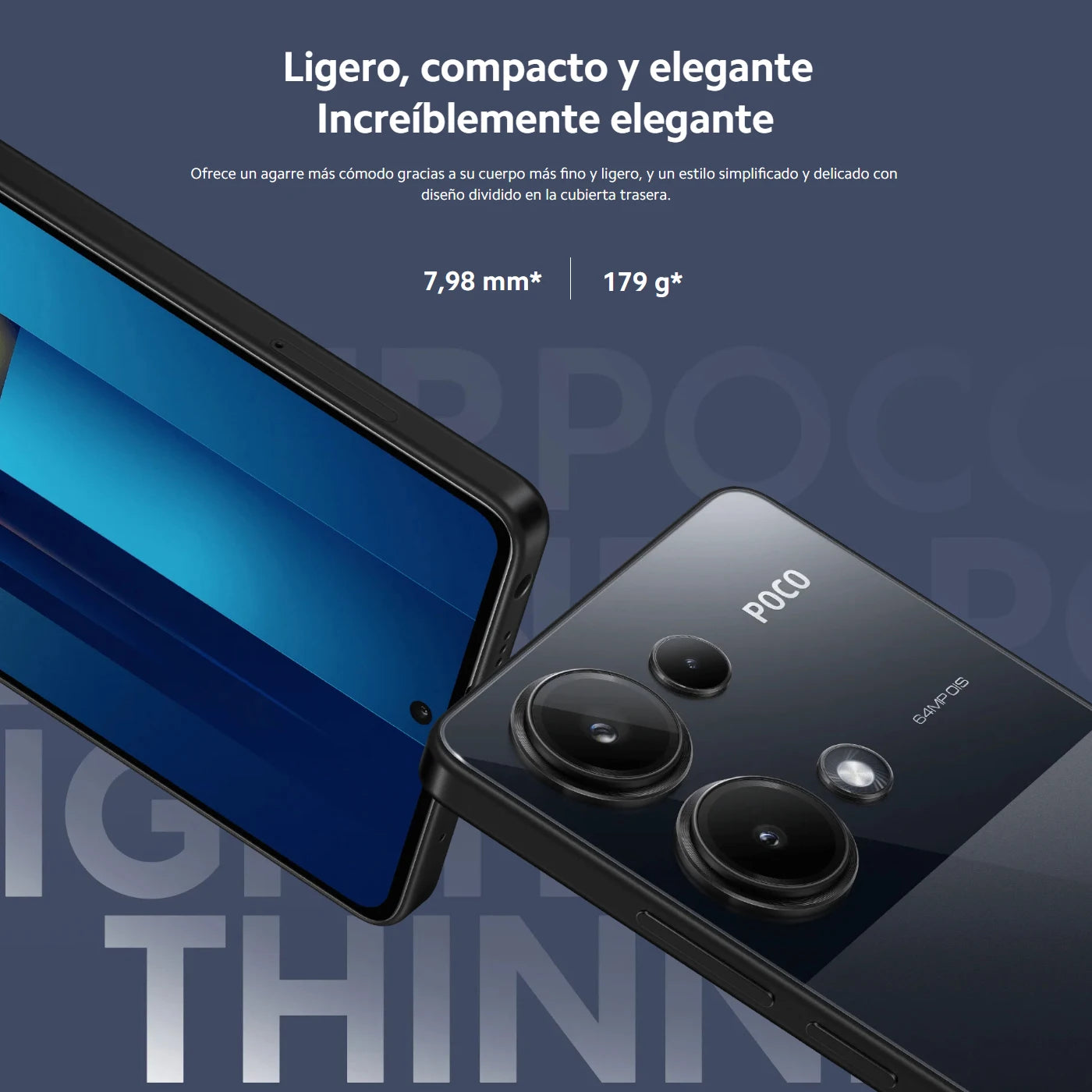 Teléfono móvil Xiaomi POCO M6 Pro 4G con 8 GB/256 GB, 12 GB/512 GB, NFC, cargador UE, versión global