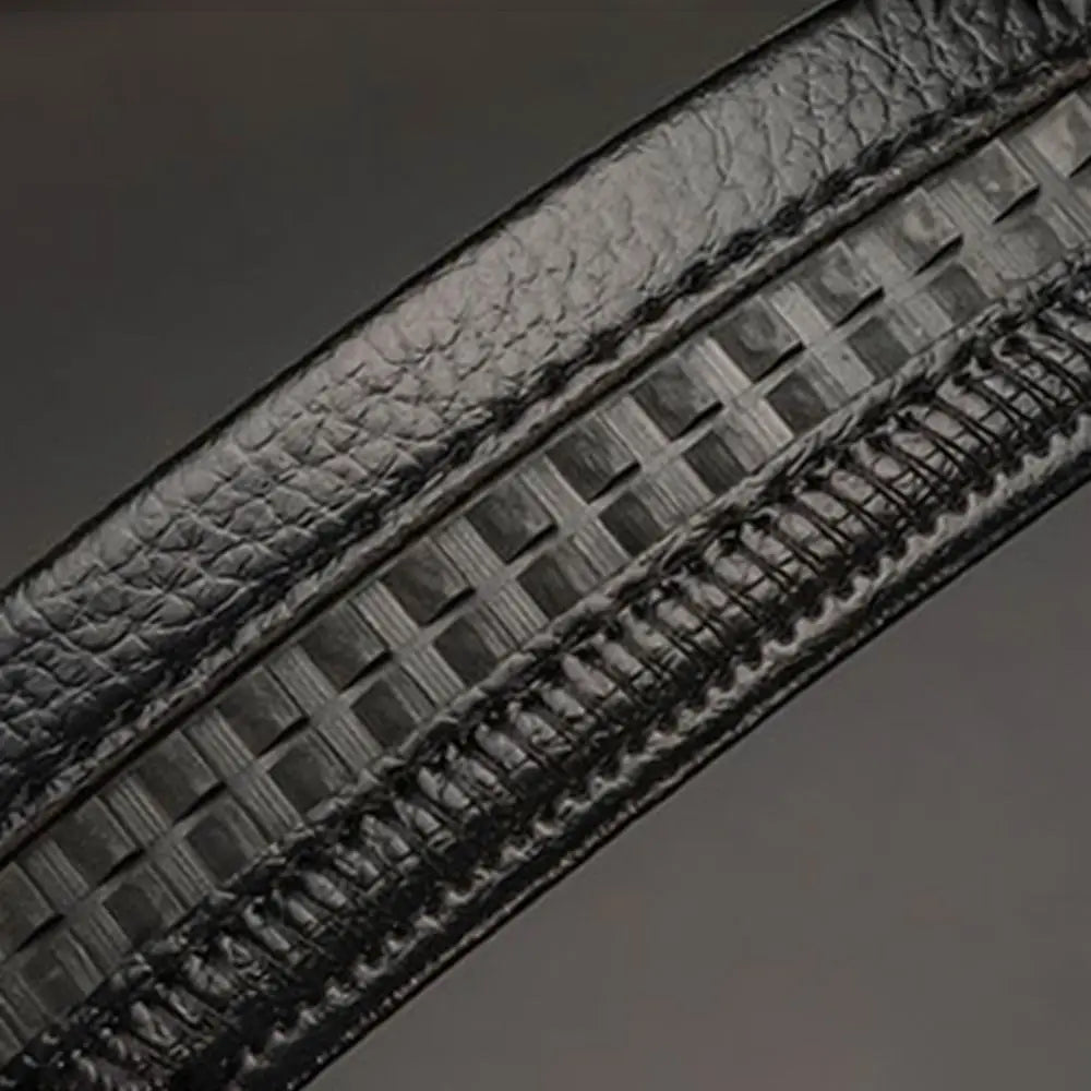 Cinturón para hombre, cinturón de cuero con hebilla automática, cinturón de lujo para hombre, decoración de diamantes de imitación