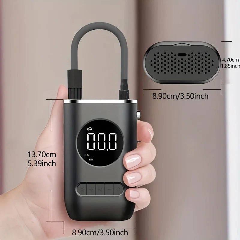 Xiaomi Portable Wireless Tire Inflator Air Compressor Pump Mini Handheld Self-Propelled Electric Tire Pump