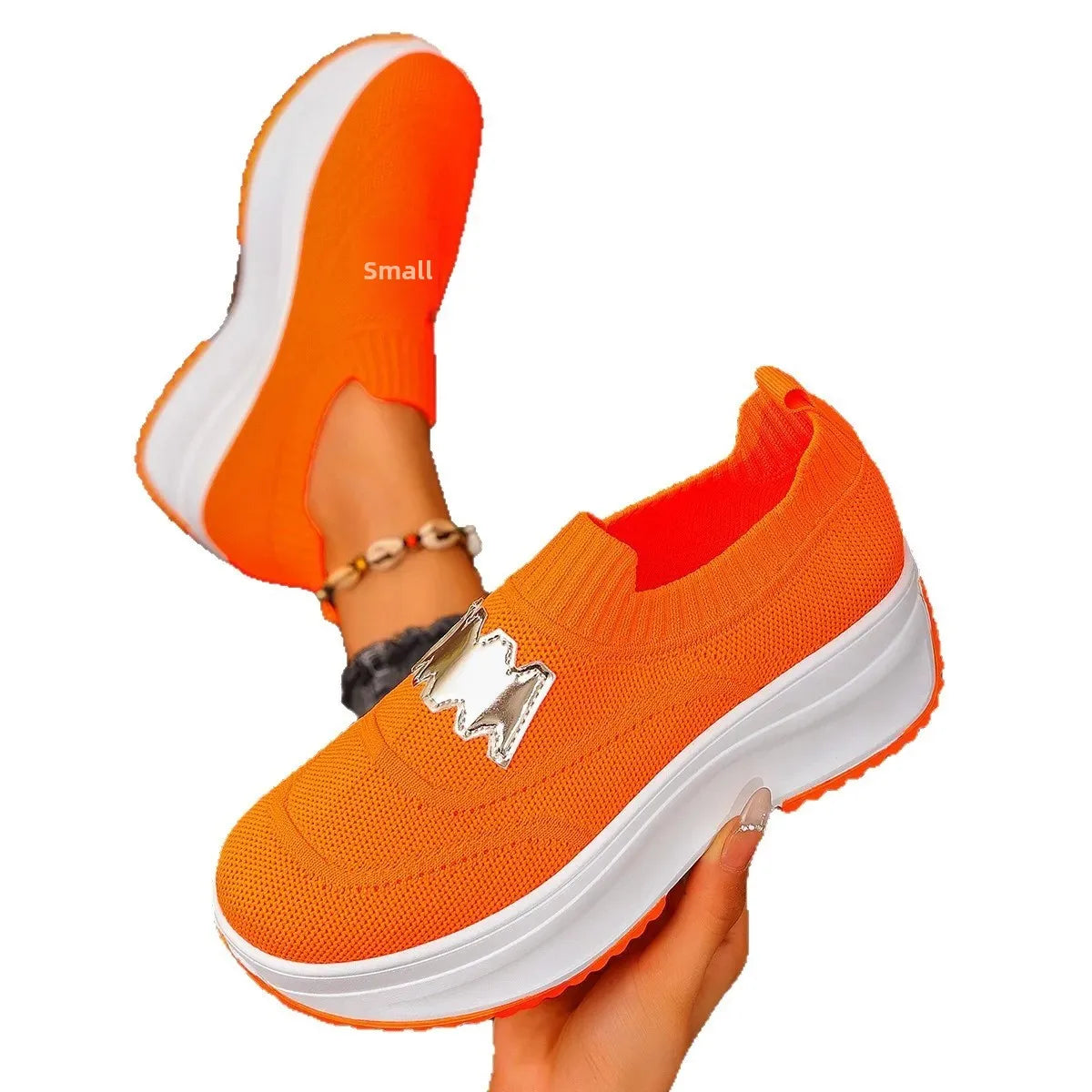 Primavera otoño zapatos planos de fondo grueso Color puro corte bajo talla grande deportes de moda zapatos individuales casuales de mujer