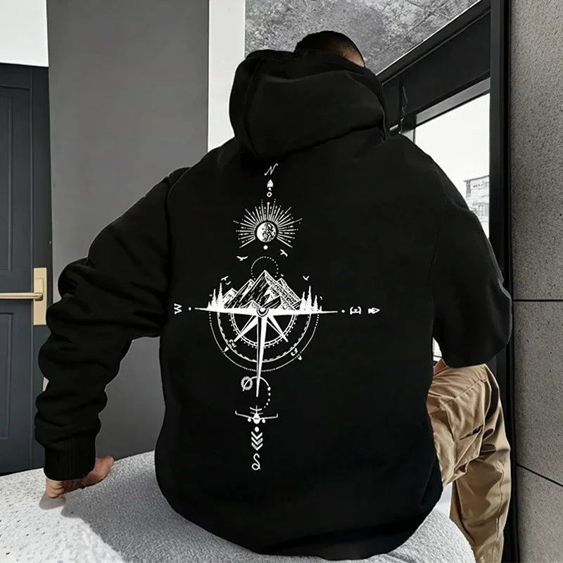 Sudaderas con capucha para hombre, sudaderas con capucha de manga larga de alta calidad, tops deportivos informales para primavera y otoño, ropa para hombre