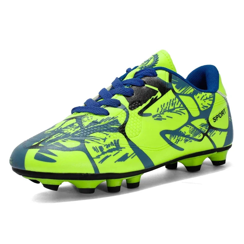 Botas de fútbol para niños, para entrenamiento en césped interior y exterior