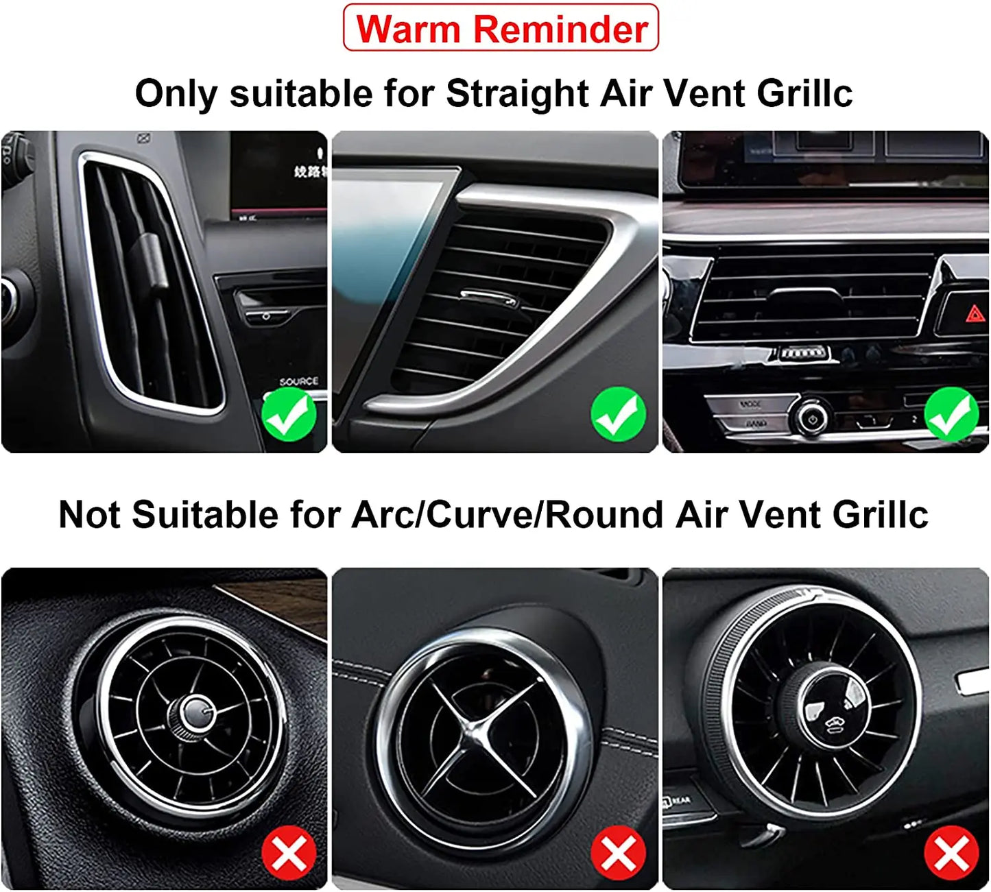 Lot de 10 bandes décoratives en forme de U pour sortie de climatisation de voiture, 20 cm, protection d'angle pour bord de porte de voiture