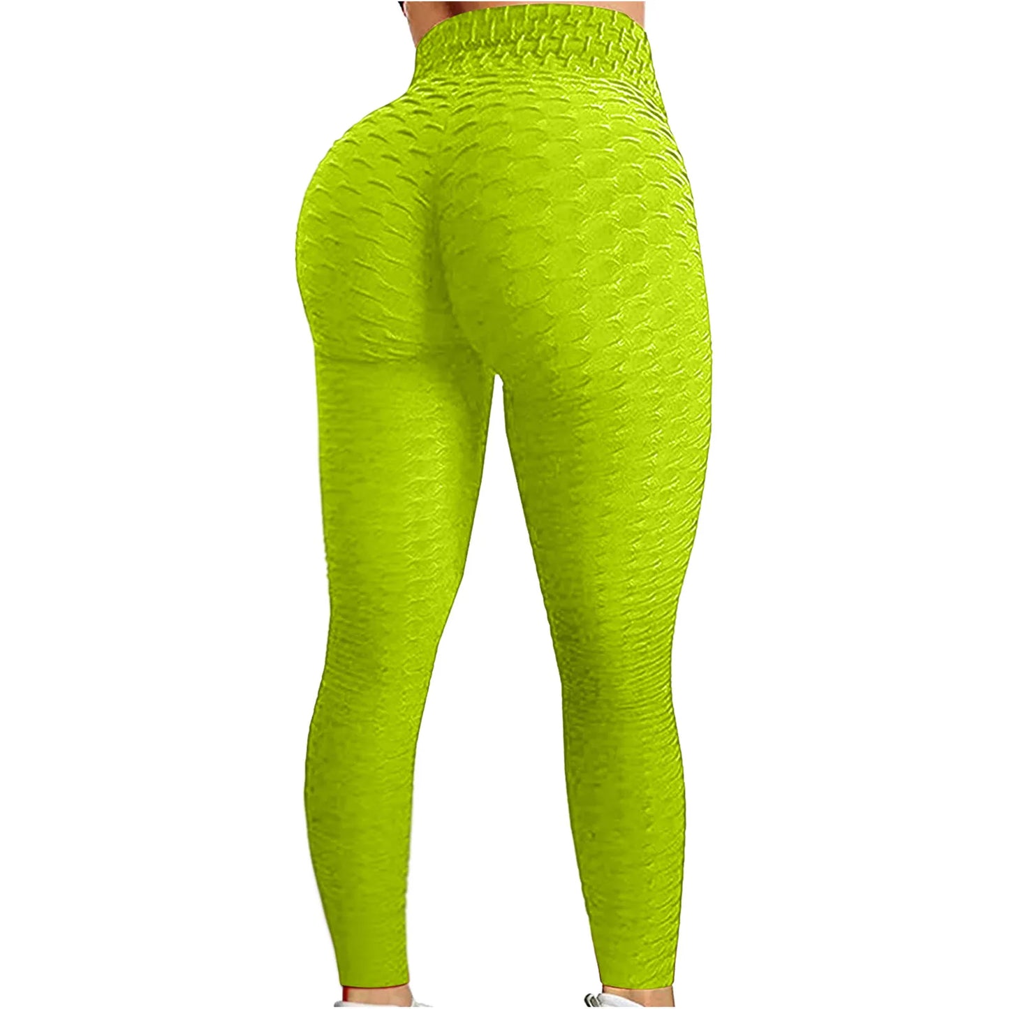Mallas de Yoga para mujer, pantalones ajustados de cintura alta para correr, deportes de realce, gimnasio, secado rápido, trotar, correr, entrenamiento femenino, pantalones largos