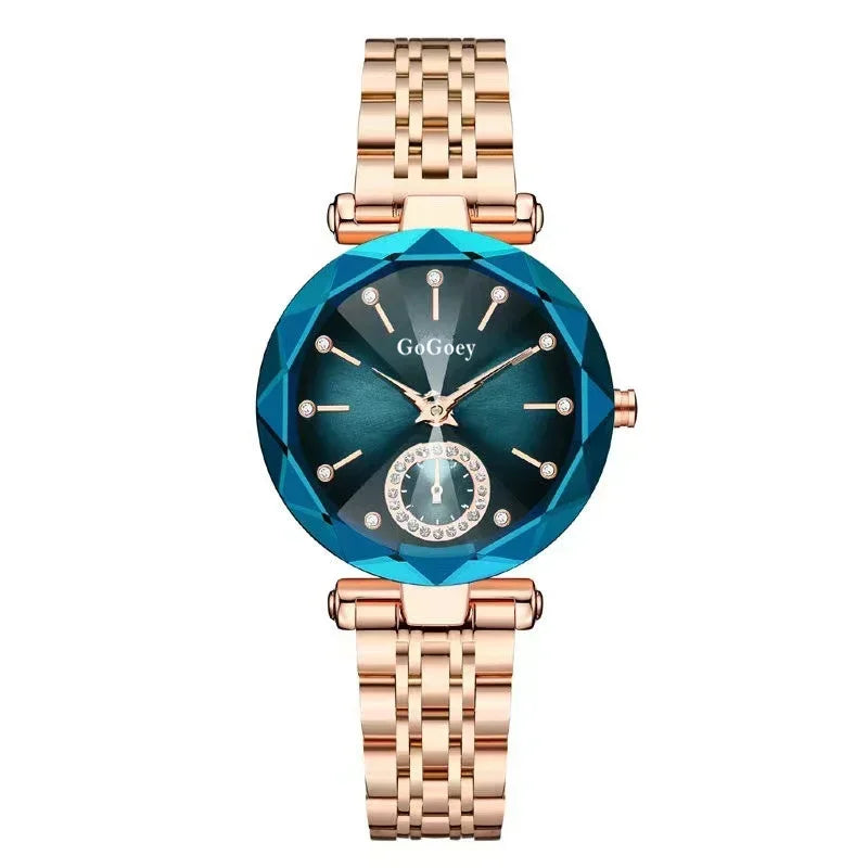 Relojes de marca nueva para mujer, reloj de cuarzo de acero a la moda para mujer, reloj de pulsera de regalo de marcas famosas de lujo