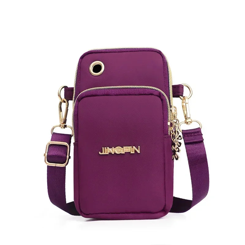Bolso para teléfono móvil, minibolso de moda, monedero para colgar en el cuello