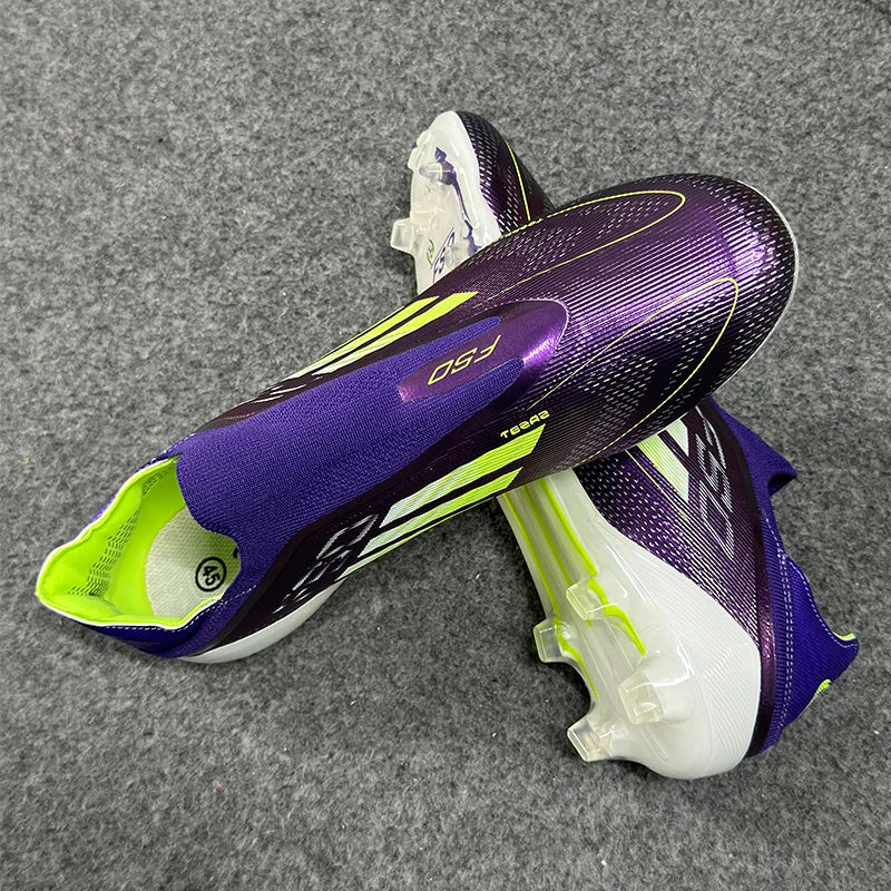 Botas de fútbol para hombre y mujer, originales, con tacos, para entrenamiento en interiores, antideslizantes, ultraligeras, FG/TF