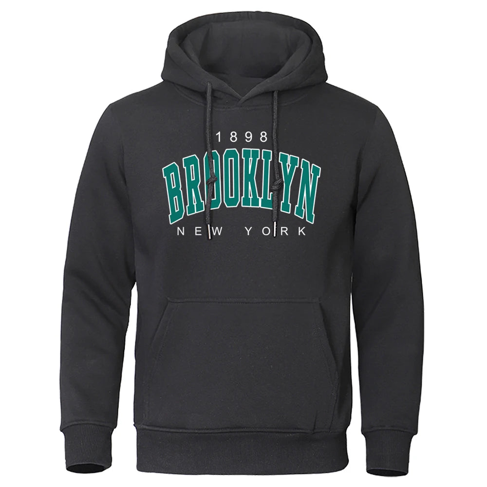 Sudadera con capucha estampada para hombre, ropa creativa con cuello redondo, sudadera de gran tamaño a la moda, Sudadera con capucha de cuello redondo a la moda para hombre