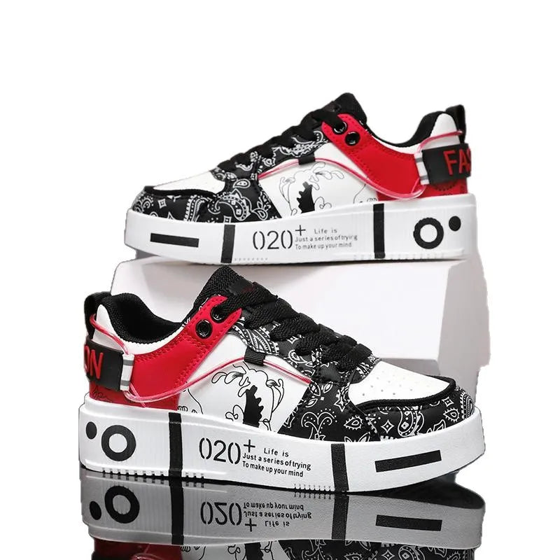 Zapatos deportivos bajos para hombre, zapatos informales de fondo grueso para primavera y otoño