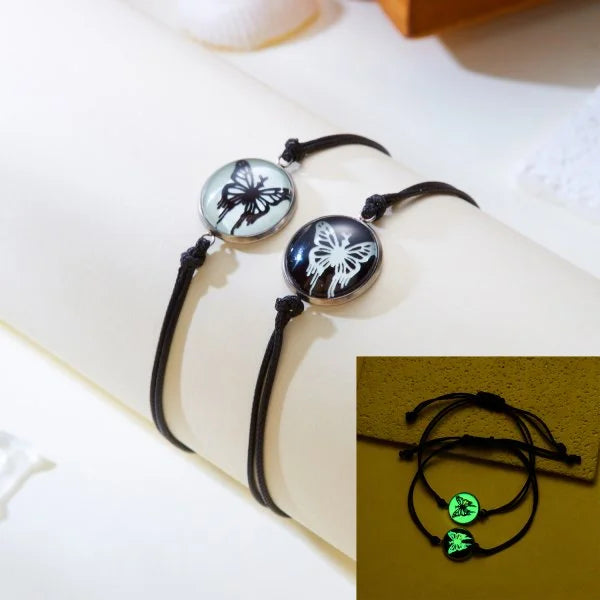 Juego de 2 pulseras de acero inoxidable para parejas, para mujer, amante, sol luminoso, luna, cuerda, amuleto, amistad, novia, fiesta, joyería, regalo