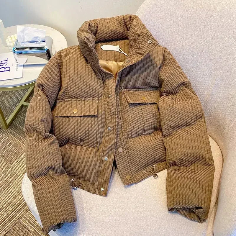 veste matelassée, hauts chauds, manteau décontracté ample, vêtements d'hiver, mode, nouveau