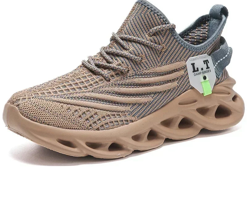 Zapatillas deportivas para correr para hombre y mujer informales, de malla transpirable para exteriores, ligeras