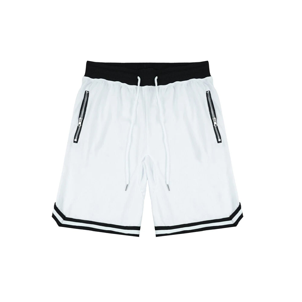 Pantalones cortos deportivos de baloncesto para hombre, de malla, de secado rápido, para gimnasio, para verano, para correr, informales, transpirables.
